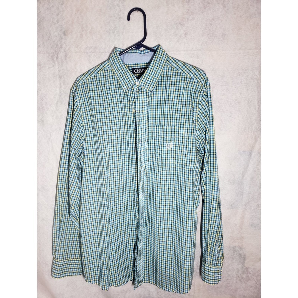 Large Chaps easy care long sleeved button up.